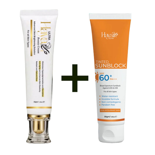 Combo deal - Whitening Cream + Sunblock